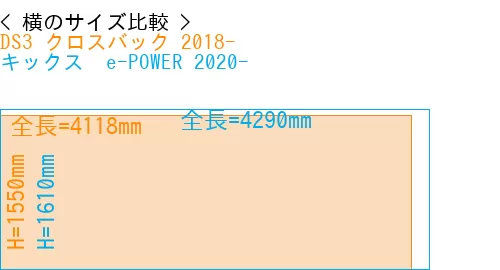 #DS3 クロスバック 2018- + キックス  e-POWER 2020-